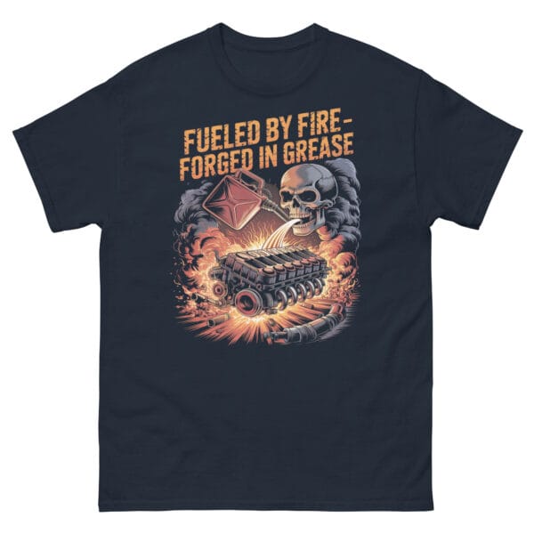 Fueled By Fire, Forged With Grease Unisex classic tee - Image 3