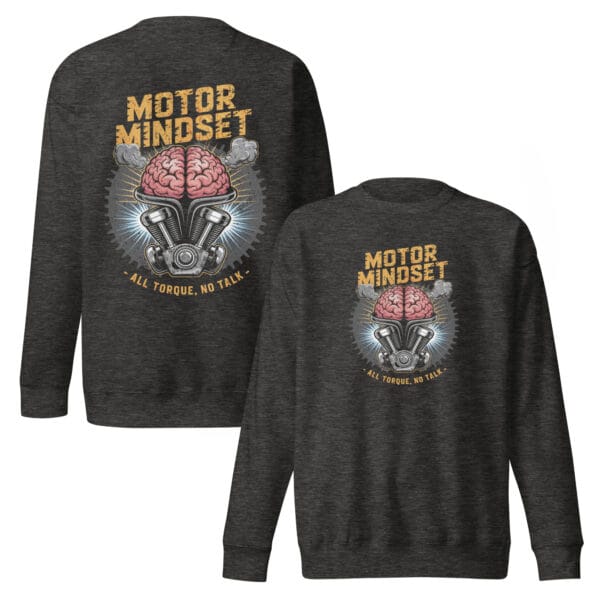 Motor Mindset Unisex Premium Sweatshirt - Image 3
