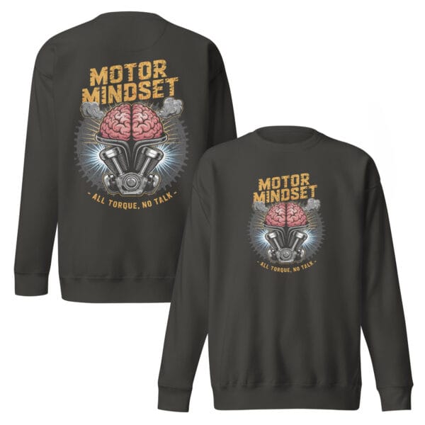 Motor Mindset Unisex Premium Sweatshirt - Image 5