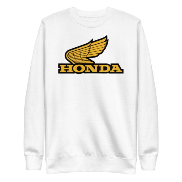 Vintage Honda LogoUnisex Premium Sweatshirt - Image 7